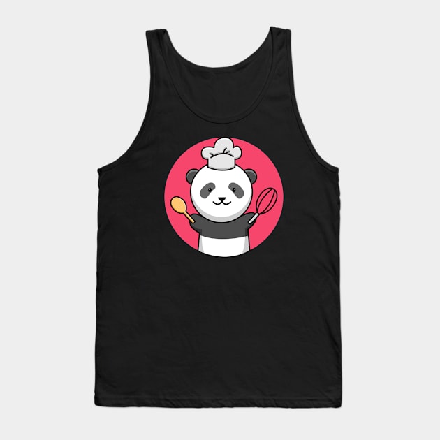 chef panda Tank Top by BarnawiMT